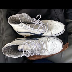 Vans Hi top sk8 HI leather size 10.5